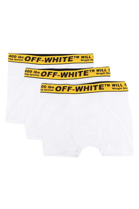 TRIPACK CLASSIC INDUSTRIAL BOXER BLACK Y:White :S